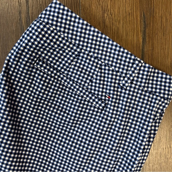 Tammy Hilfiger, navy and white checkered crop pants SZ 20W - Picture 2 of 6